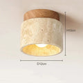 Marble Wabi Sabi Light - Elegant Ceiling Fixture for Chic Home Decor