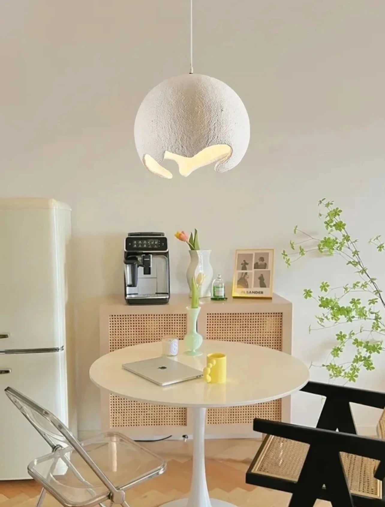 Candelabro LED Nórdico Wabi Sabi E27 para Iluminación Elegante