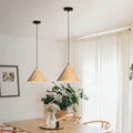 Conical Wooden Pendant Light for Stylish Home Décor