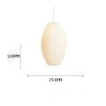 Nelson Bubble LED Pendant Lights – Elegant White Silk Lantern for Home, Shops & Restaurants