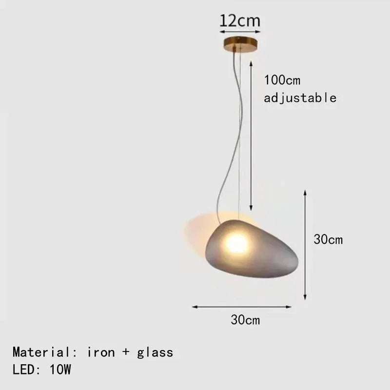 Amber Glass Pendant Light