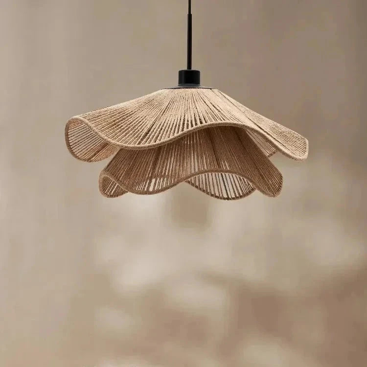 Rattan Pendant Light for Boho-Chic Home Decor