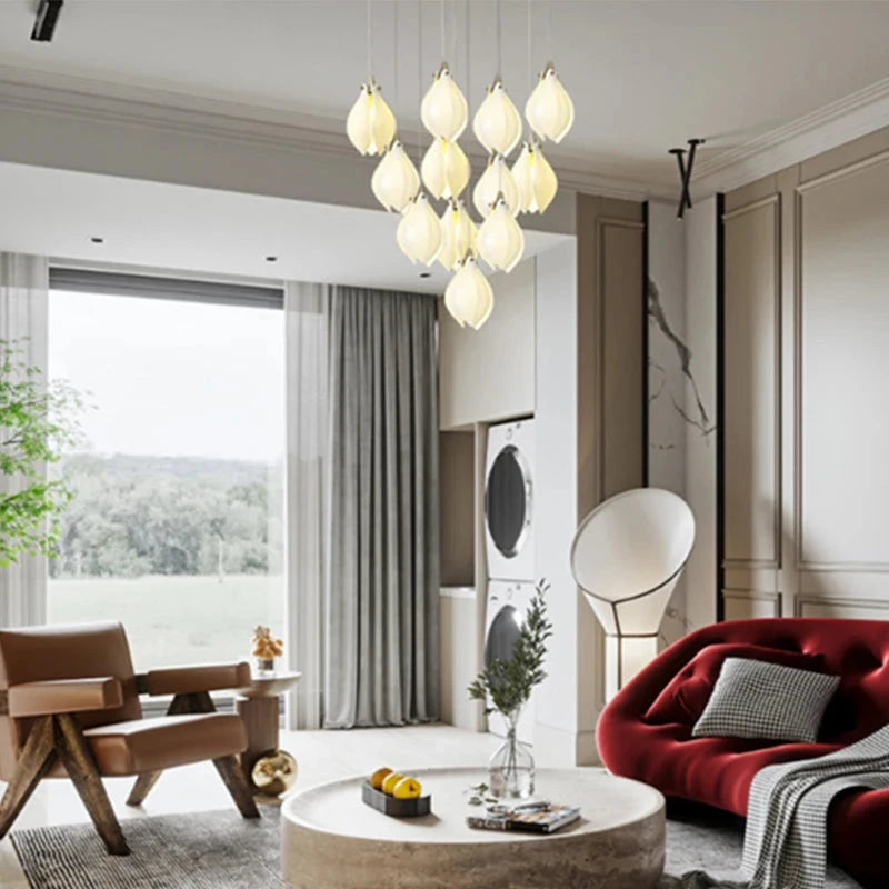 Magnolia Petal Pendant Light