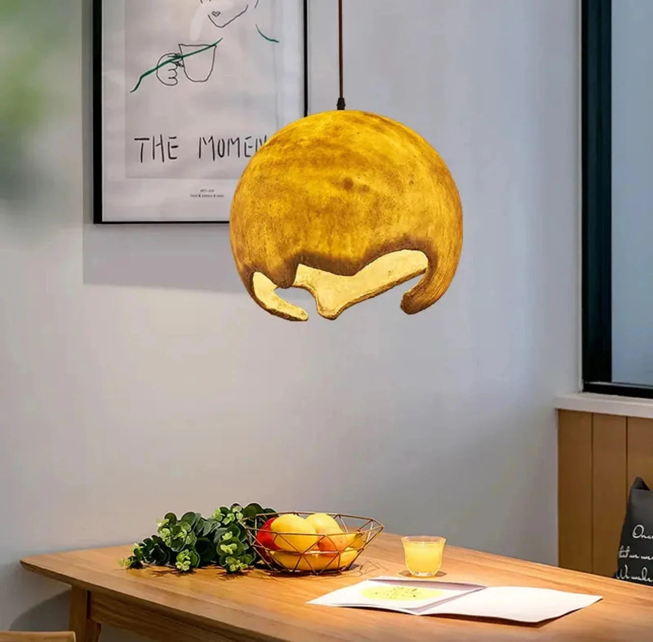 Candelabro LED Nórdico Wabi Sabi E27 para Iluminación Elegante