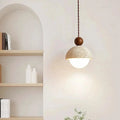 Bud Cream Stone Pendant Light