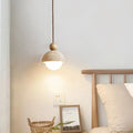 Bud Cream Stone Pendant Light